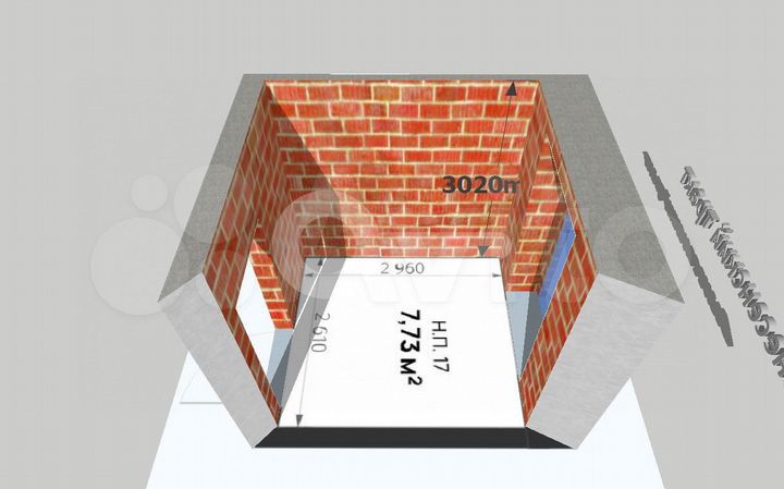 Коммерческое помещение 7,73 м\кв