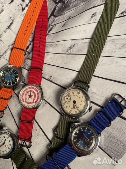 Универсальный нейлоновый ремешок для часов