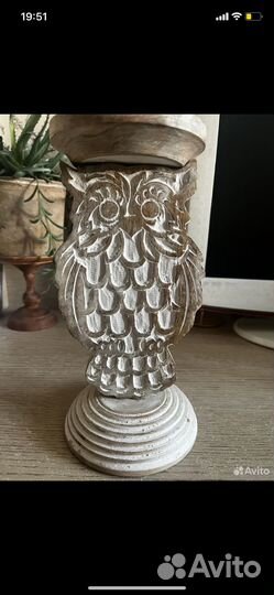 Подсвечник сова