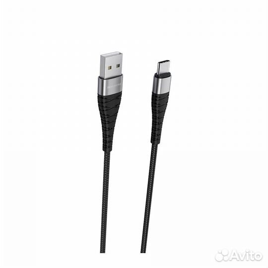 Кабель Borofon Type-C BX32 Munificent 3А, тканевый