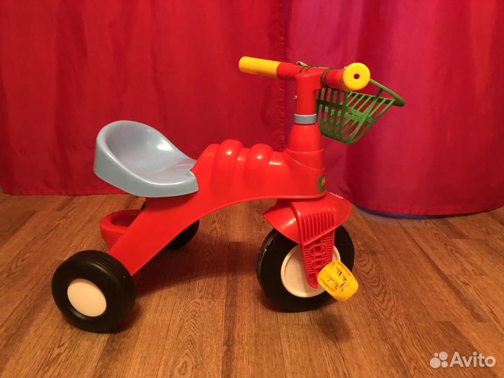 Велосипед трехколесный Полесье Малыш