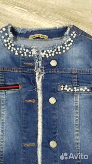Джинсовая куртка для девочки
