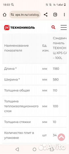 Панель Ц-XPS carbon 1180Х580Х110-L