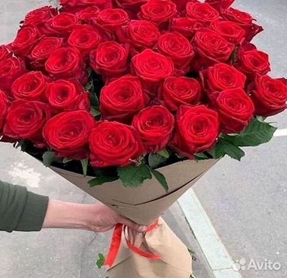 Длинные высокие розы 110 150 160 180 200 см