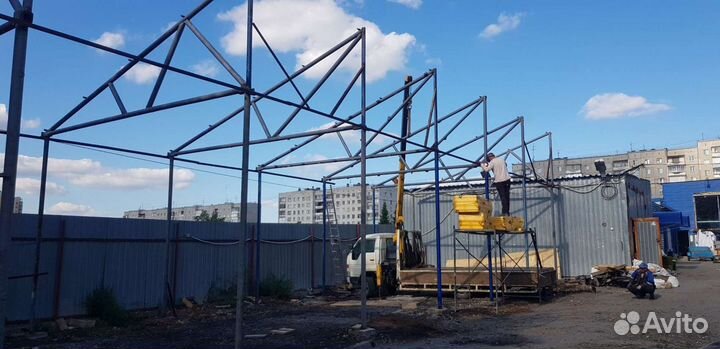 Фермы. Навес. Ангар