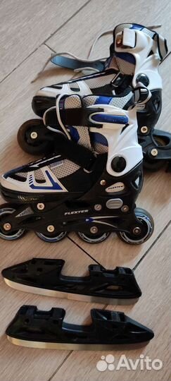 Коньки детские раздвижные
