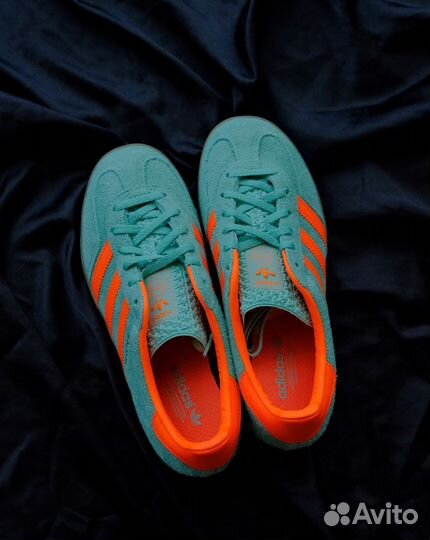 Adidas Gazelle Indoor Pulse Mint Green Orange