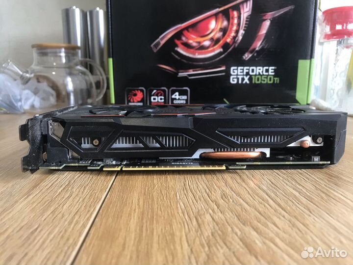 Видеокарта GeForce GTX 1050 Ti Windforce OC 4GB
