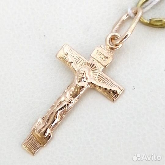 Крест / 0,67г / Золото585
