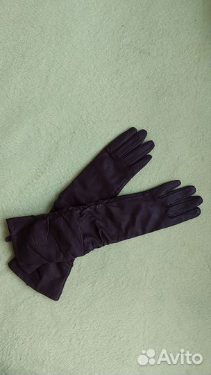 Перчатки женские кожаные 7,5 размер