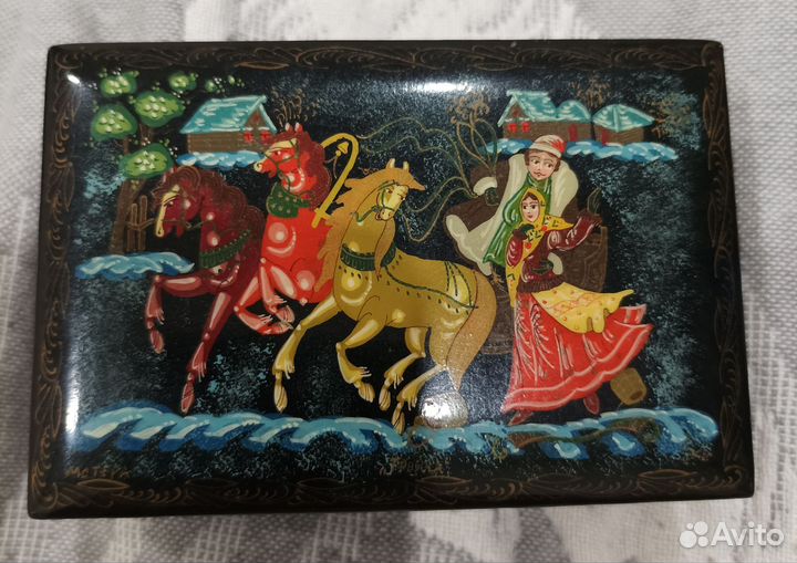 Шкатулка Палех. В коллекцию