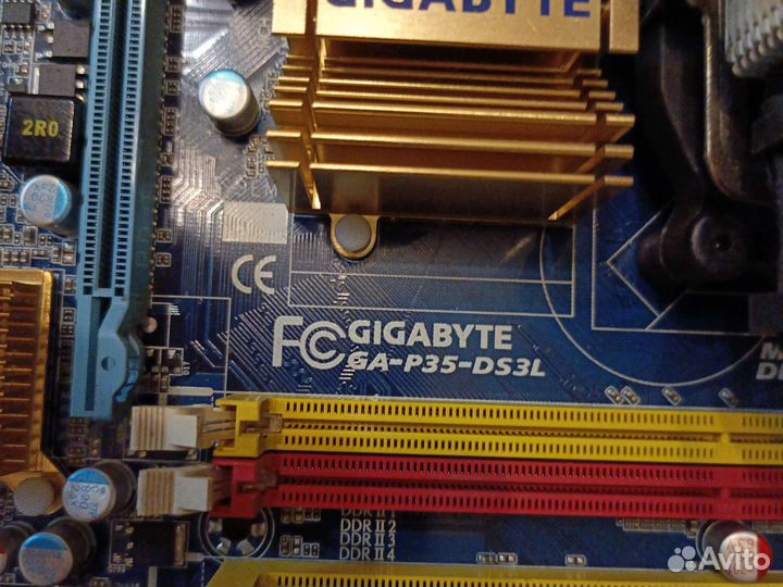 Материнская плата с процессором