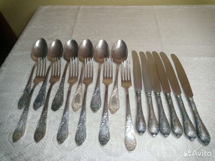 Набор столовый, 2 комплекта