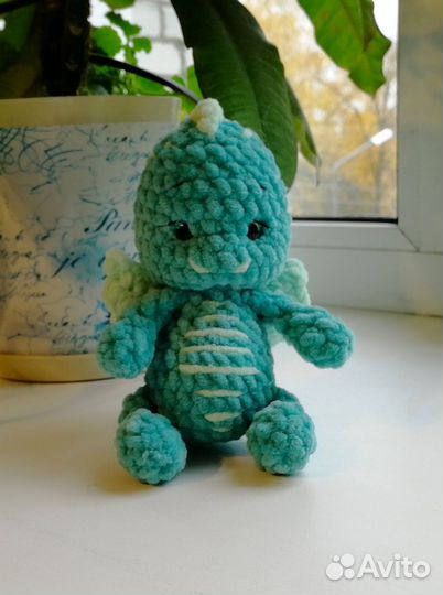 Вязаные игрушки драконы