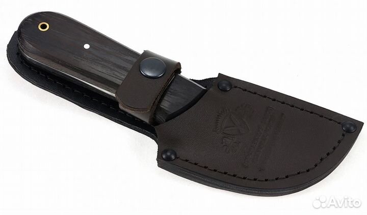 Нож Шкуросъемный сталь дамаск,цельнометаллический