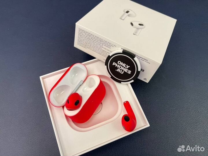 AirPods 3 Custom (Red Cherry)