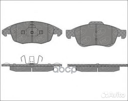 Колодки тормозные SP497 SCT