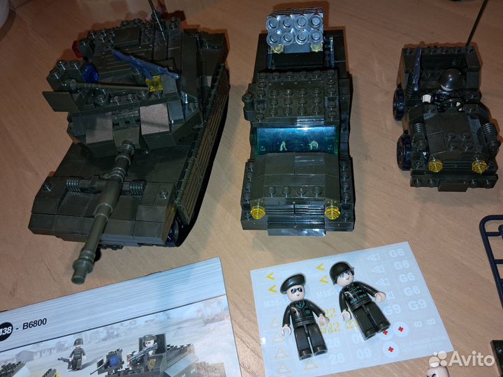 Конструктор Sluban Полевые учения M38-B6800 602 эл