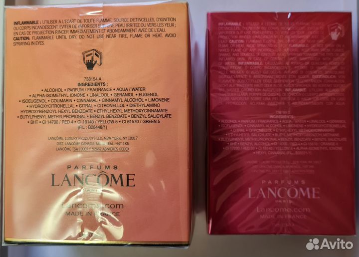 Парфюм Lancome, Chanel, Dior, Fidji, Chloe