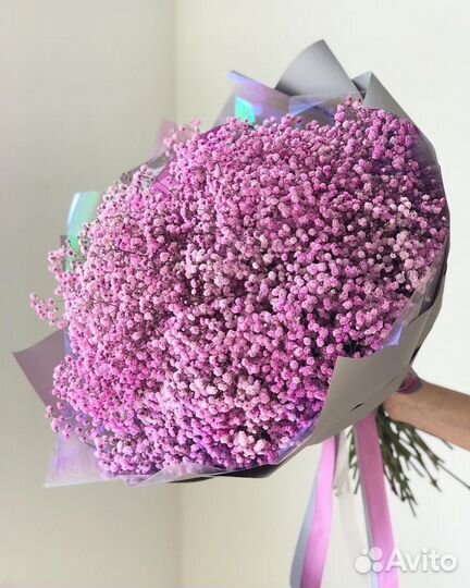 Гигант букет из гипсофил