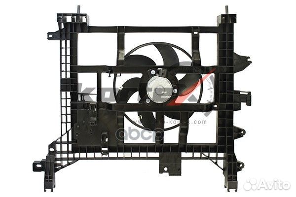 Вентилятор радиатора renault duster 10- с кожух
