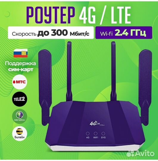 Wifi роутер 4g