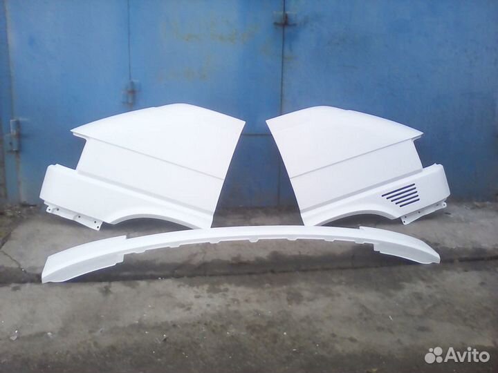 Крылья пластиковые Volkswagen T4 прямая морда