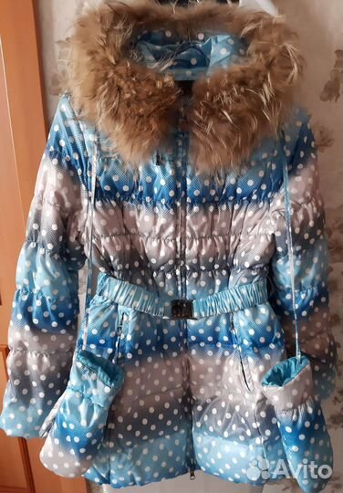 Пальто зима р.152 и Куртка пух 40р
