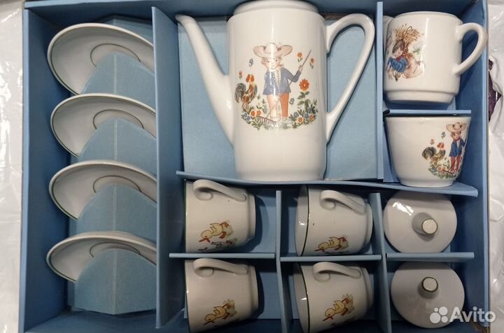 Сервиз чайный детский СССР