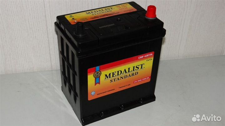 Аккумулятор Medalist Standard 6ст-60 56077
