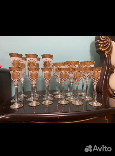 Фужеры и рюмки хрусталь