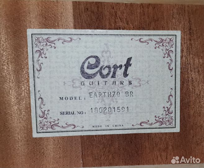 Акустическая гитара cort earth70-BR Earth Series