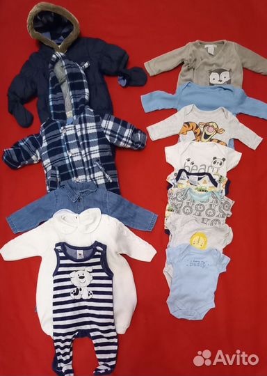 Вещи на мальчика на 0-3 месяцев