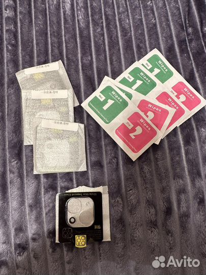 Защитное стекло на камеру iPhone 14