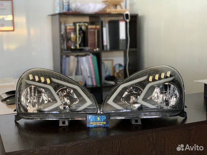 Фары AMG на Лада приора