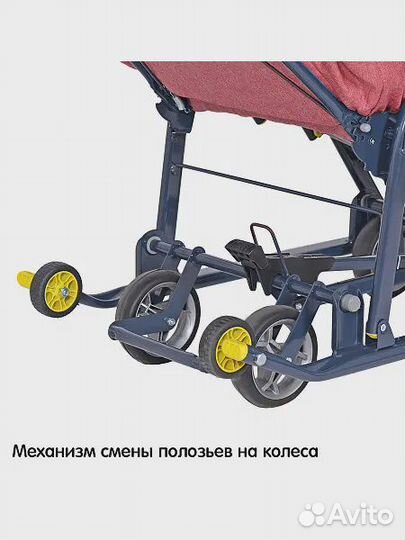 Детские санки коляска