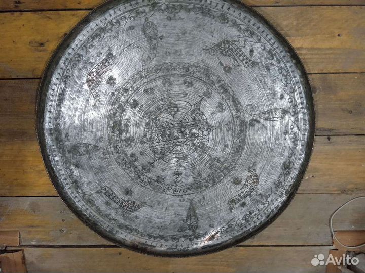 Поднос старинный большой