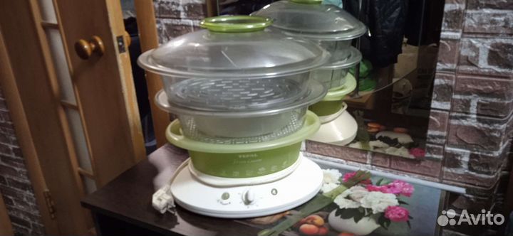 Пароварка tefal бу