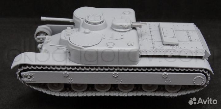 Сборная модель танка A.T.10 1/72 (OKB Grigorov)