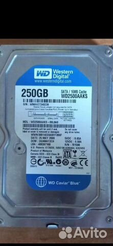 Жесткий диск на 250 гб