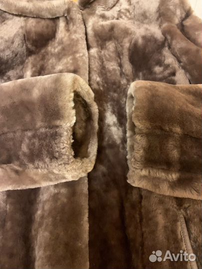 Шуба мутон Алеф (натуральная ) 40-42 размер