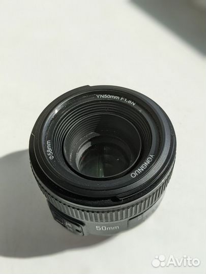 Объектив yongnuo 50mm f1 8 nikon AF