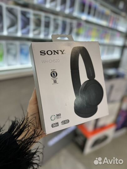 Беспроводные наушники Sony WH-CH520 черный