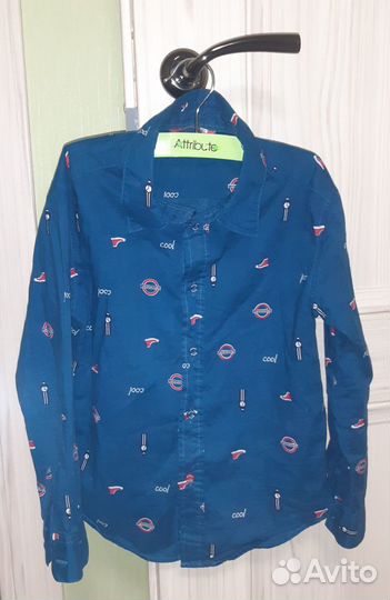 Рубашка Mango kids, Pelican и поло, размеры 122 и