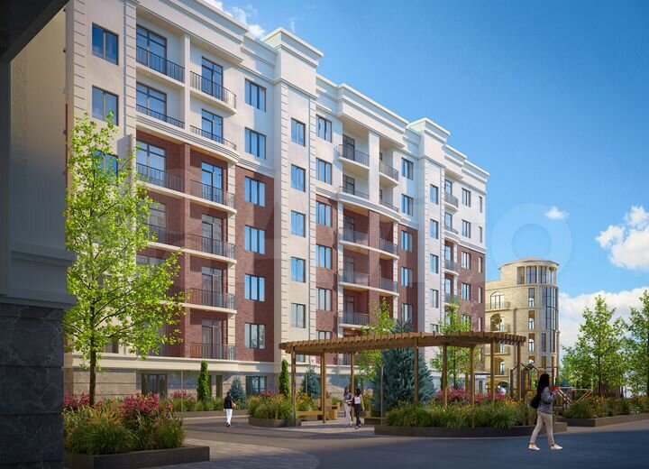 3-к. квартира, 107 м², 4/7 эт.