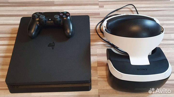Sony PS4 slim + VR шлем