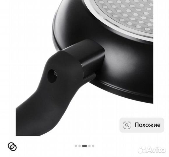 Сковорода глубокая, сотейник с крышкой 24 см