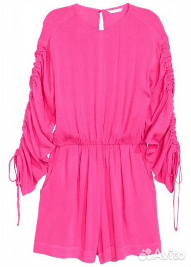 H&M Комбинезон-шорты на завязках фуксия EUR 38 S/M