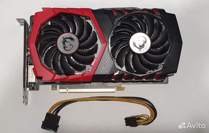 Видеокарта MSI GeForce GTX 1050 Ti 4Gb Gaming X