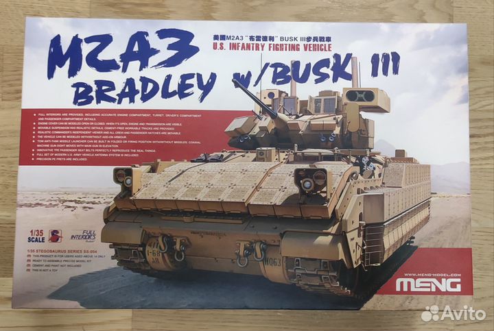 Сборная модель бмп M2A3 Bradley